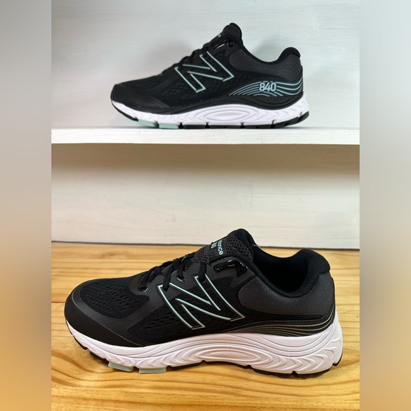 New Balance 840v5 “Brand New” Black Storm Blue Running Shoe!! Women’s Sz-10.5-W - Picture 5 of 11